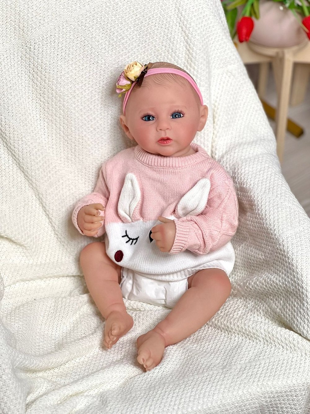 Кукла Реборн виниловая 48см (FA-913)