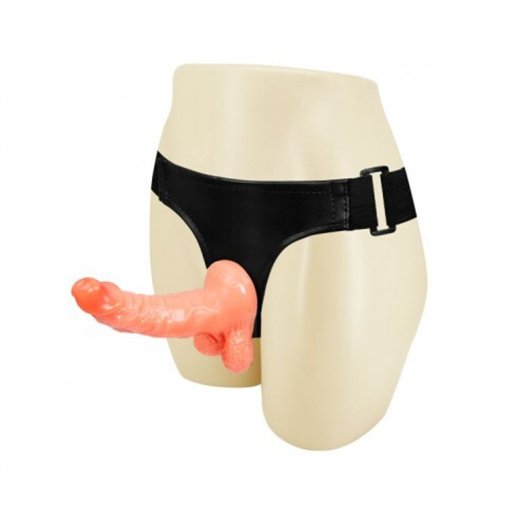 Страпон-реалистик с мошонкой (15×3,5 см)