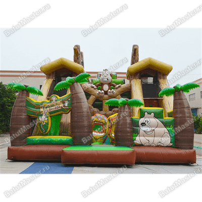 Надувной батут "Лесной мостик"