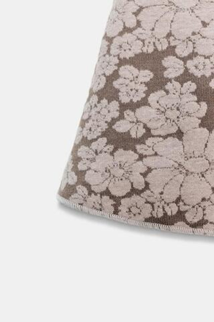 ZARA КОРОТКОЕ ЖАККАРДОВОЕ ПЛАТЬЕ, БЕЖЕВЫЙ