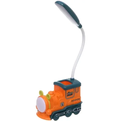 Настольная лампа «Sweet - Паровоз» LED 10*5*21 см, USB 5v 3w, Зеленый/оранжевый