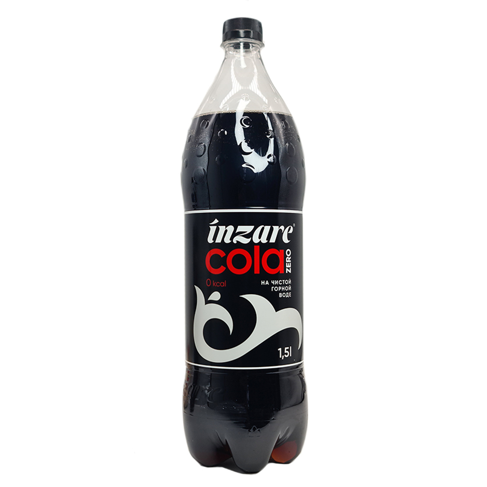 Кола Zero Inzare с газом 1,5л ПЭТ