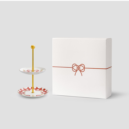 Этажерка для десертов «Гордиев узел» в подарочной коробке