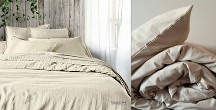 КПБ 2 сп с простыней на рез. 180х200 ВАРЕНЫЙ ХЛОПОК "Ваниль"