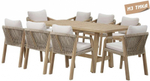 Стол деревянный обеденный Tagliamento Rimini, натуральный
