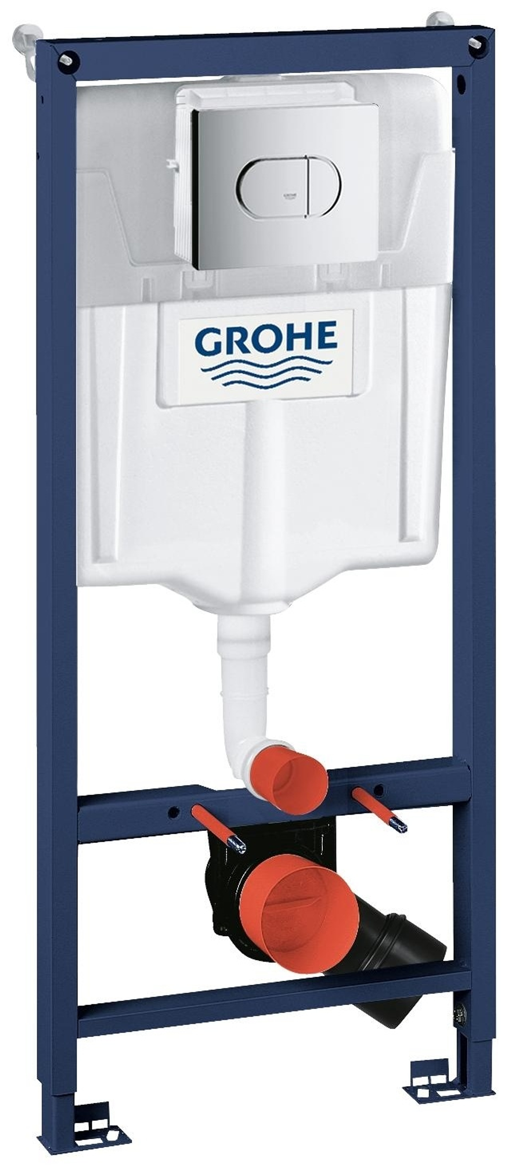 Инсталляция для подвесного унитаза GROHE Rapid SL 3-в-1 с кнопкой смыва Arena Cosmo (38981000)