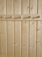 Вешалка для бани 3 крючка