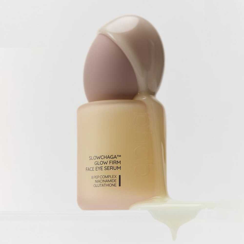 bhab Slowchaga Glow Firm Face Eye Serum сыворотка с glow-эффектом для лица и глаз с экстрактом гриба чага