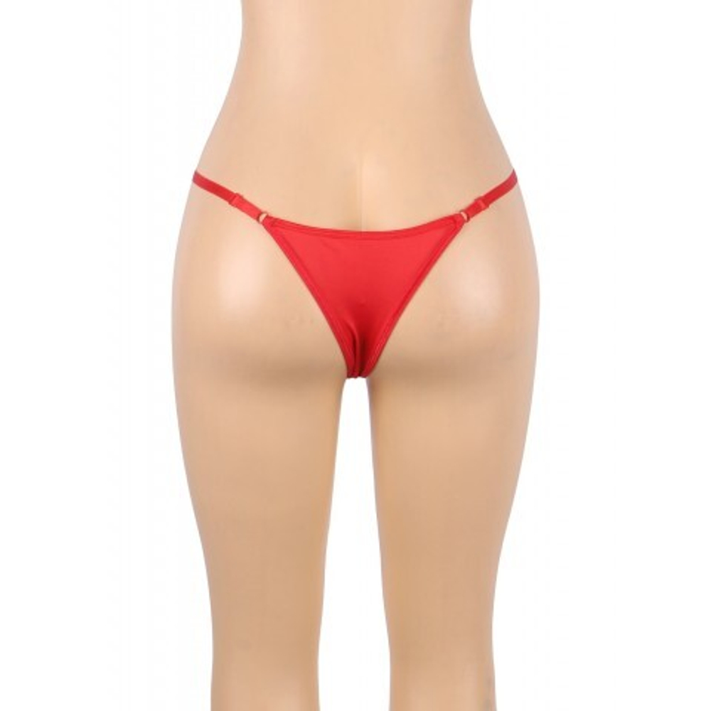 G-стринги Sexy Floral красные (L)