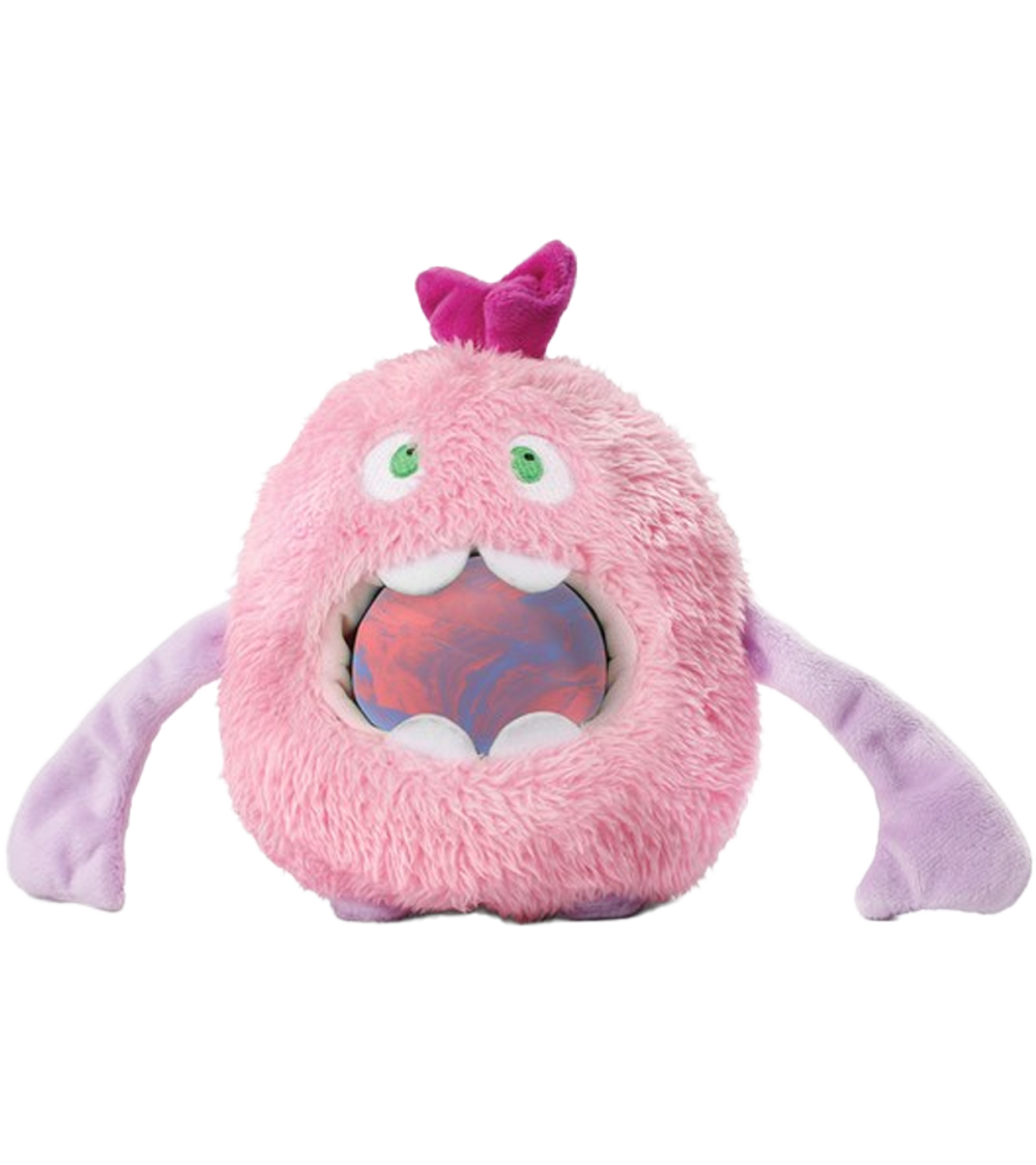 Игрушка для собак мягкая "Розовый тролль с мячиком", 150/195мм, Triol