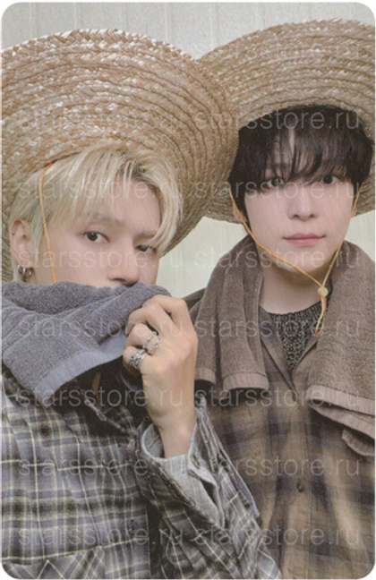 Фотокарта Wooyoung & Yunho ATEEZ - GOLDEN HOUR : Part.3 (TOKTOQ)