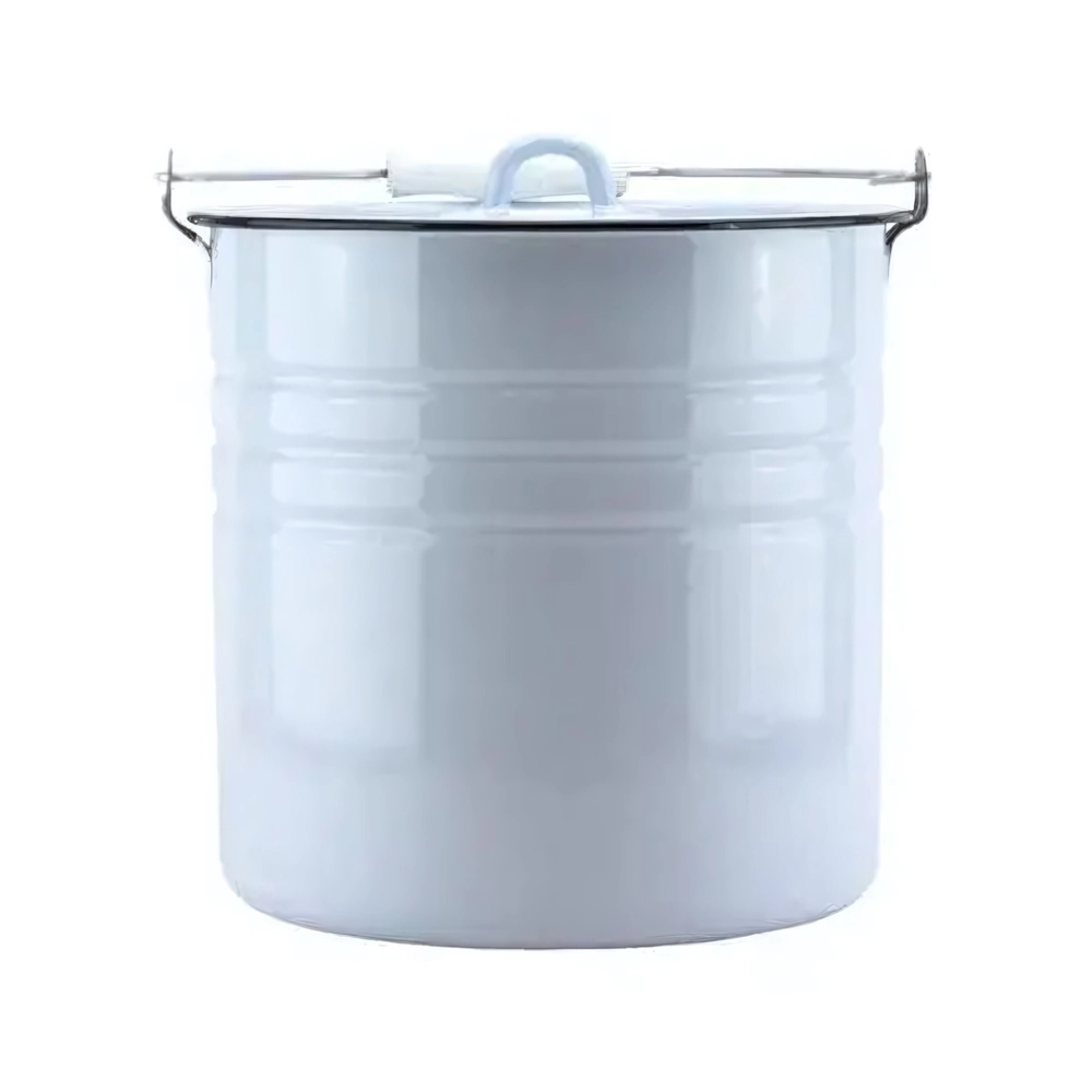 Ведро эмалированное 12,0л с крышкой 26-595