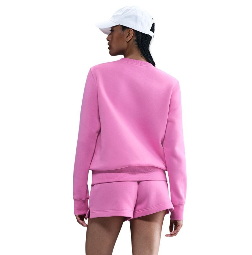 Женская Кофта теннисная Nike Sportwear Phoenix Fleece - playful pink/sail