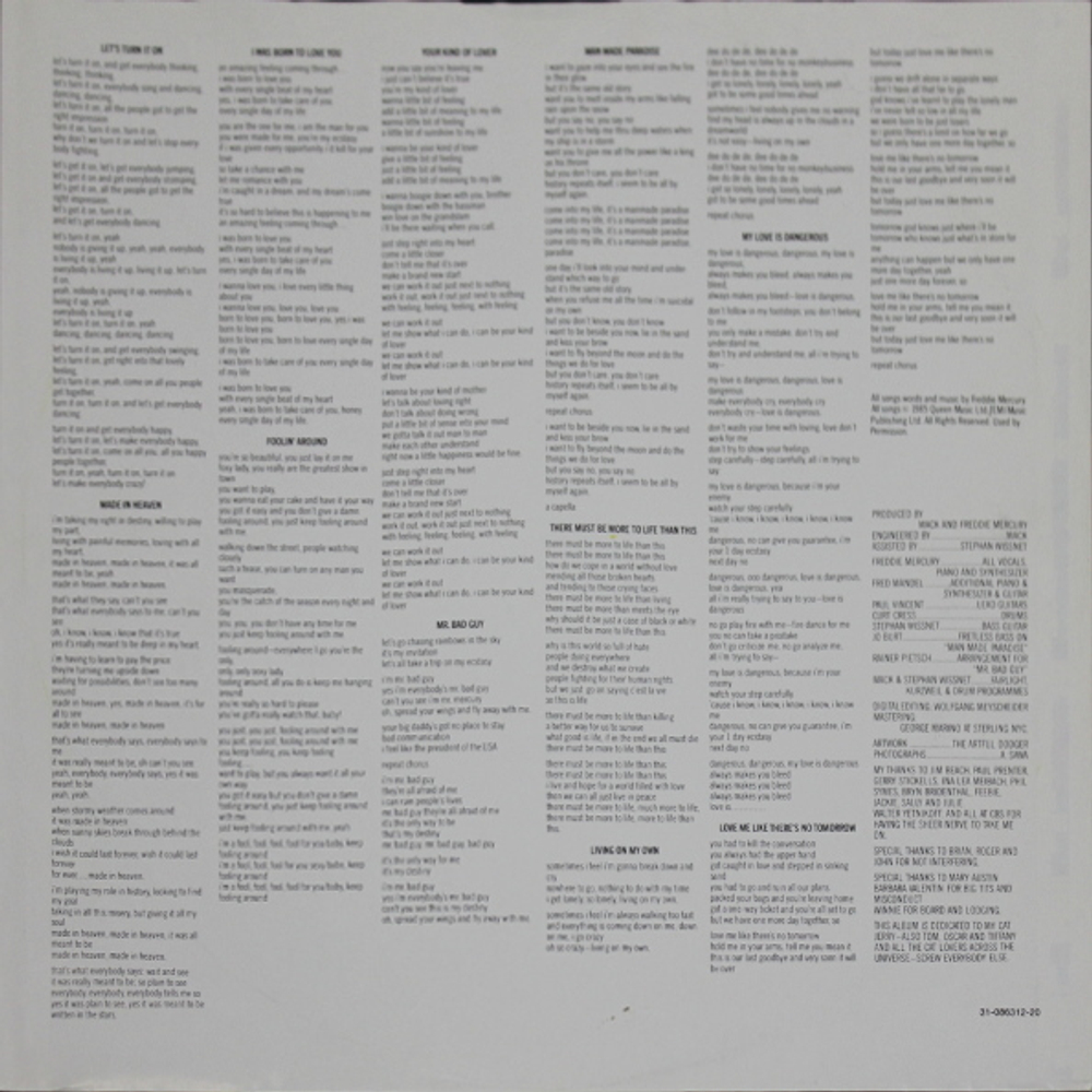Freddie Mercury / Mr. Bad Guy (LP)