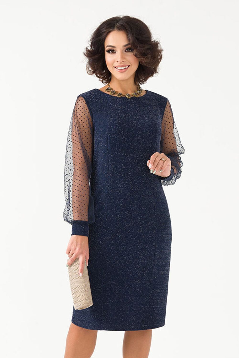 Платье Алексия (46-56) Serenada люрекс (Акция)