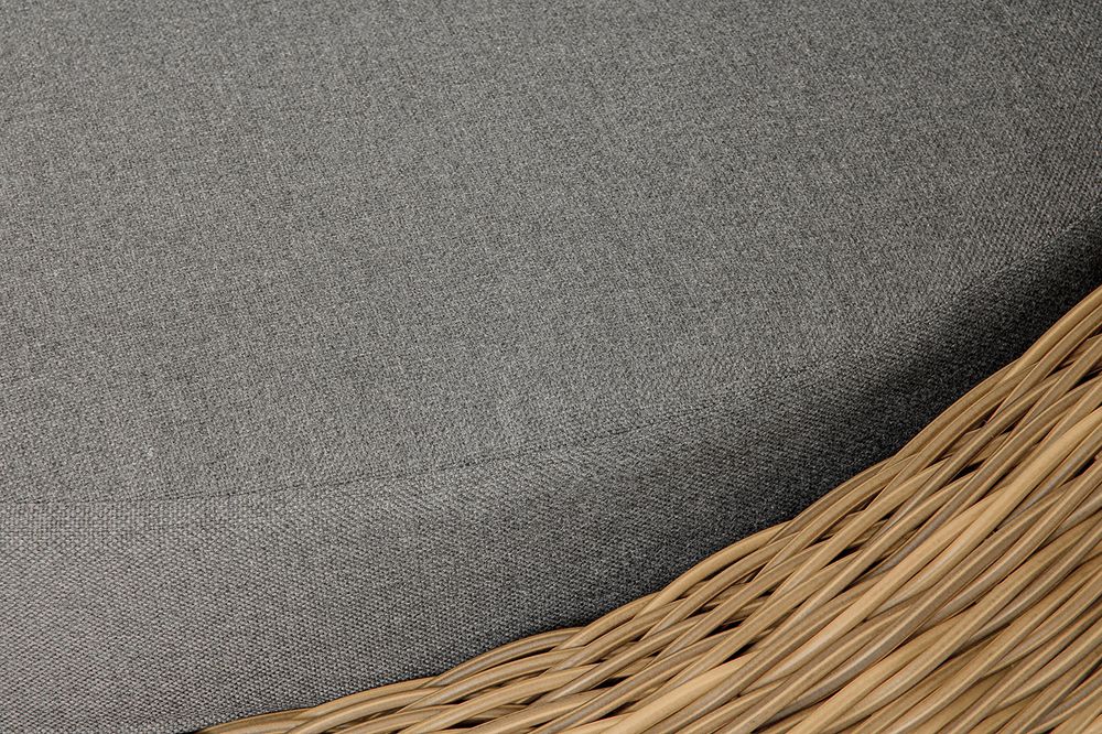 "Барселона" кресло из искусственного ротанга, цвет соломенный