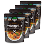 Готовое блюдо "Говядина с макаронами" 250 г. (Кронидов) 4шт 1кг