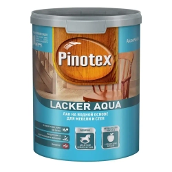 Лак для дерева на водной основе колеруемый Pinotex Lacker Aqua 10 матовый 1 л.