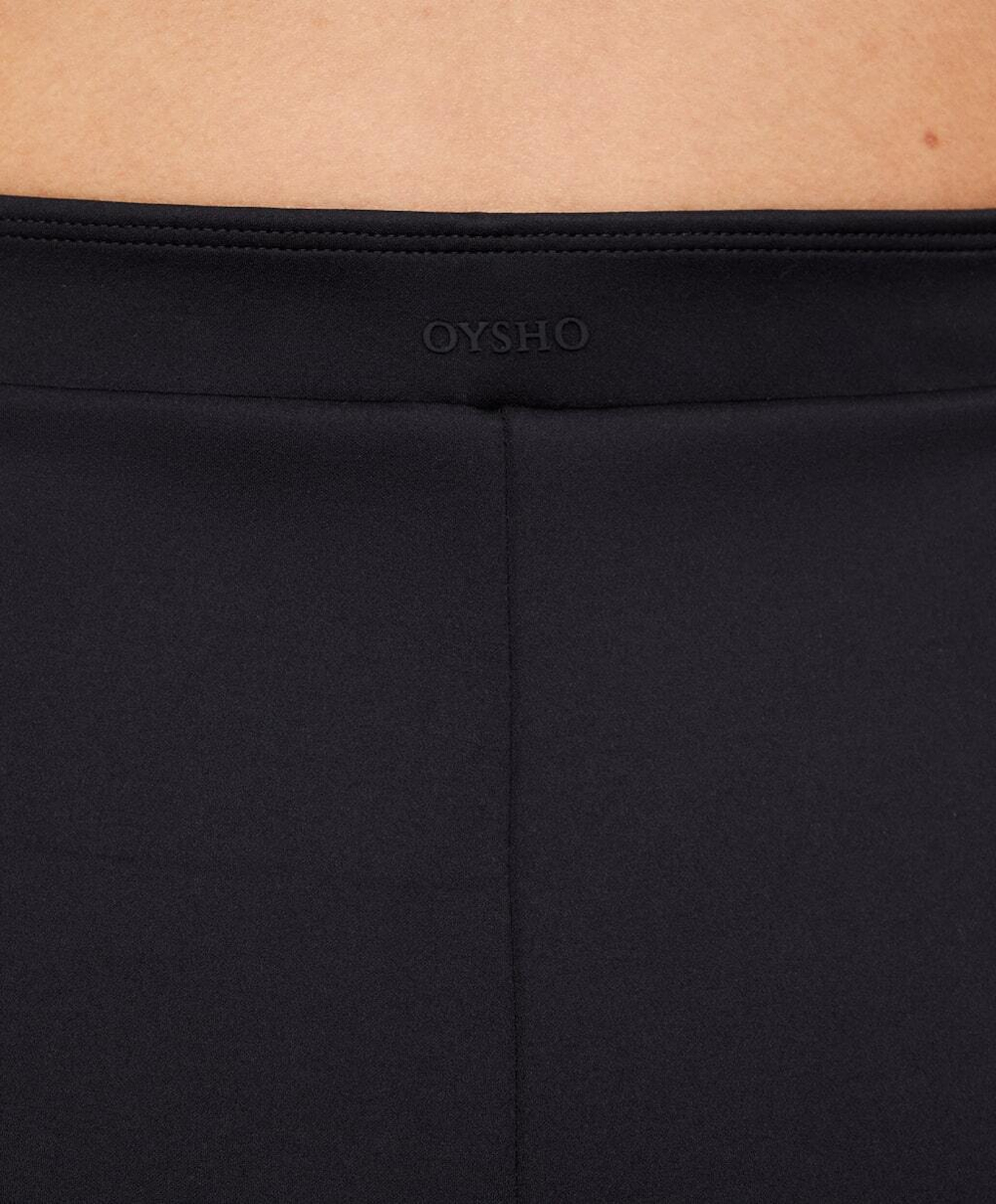 Oysho ЮБКА МИДИ, ЧЕРНЫЙ