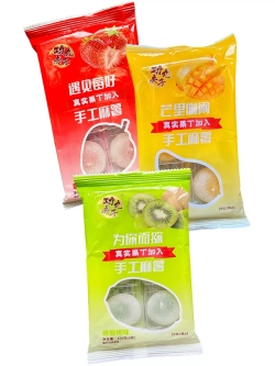 Моти  с начинкой клубника, манго, киви 120 г * 3 шт