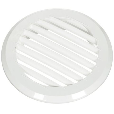 Диффузор вентиляционный пластик, d150 мм, с фланцем d195 мм, Event, 195/150КР