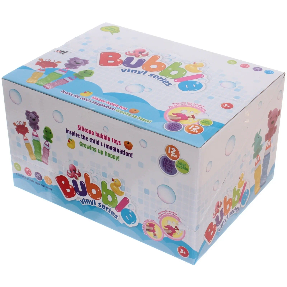 Мыльные пузыри «Котята» 14 см, с игрушкой, микс