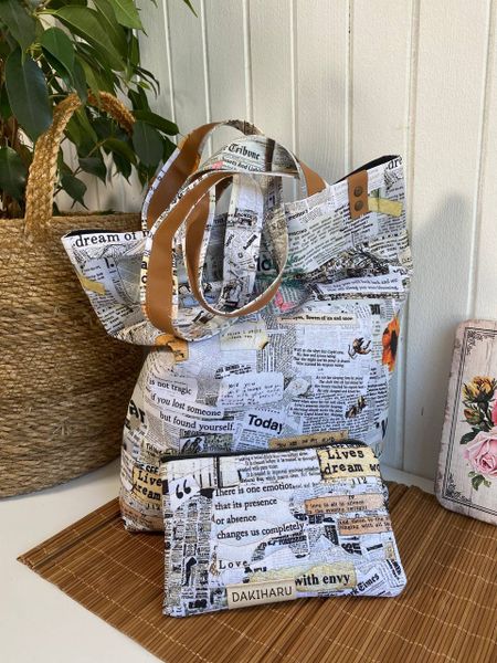 ПРЕДЗАКАЗ, ГАЗЕТА С ЦВЕТАМИ, 100% хлопок Handmade Fabrics 5