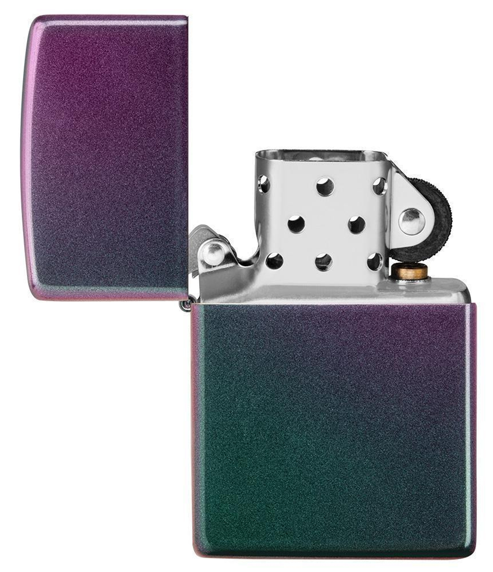 Зажигалка Zippo Classic с покрытием Iridescent, латунь/сталь, фиолетовая, матовая