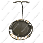 Каркасный батут с Т-образной ручкой, черный, диаметр 3 фт