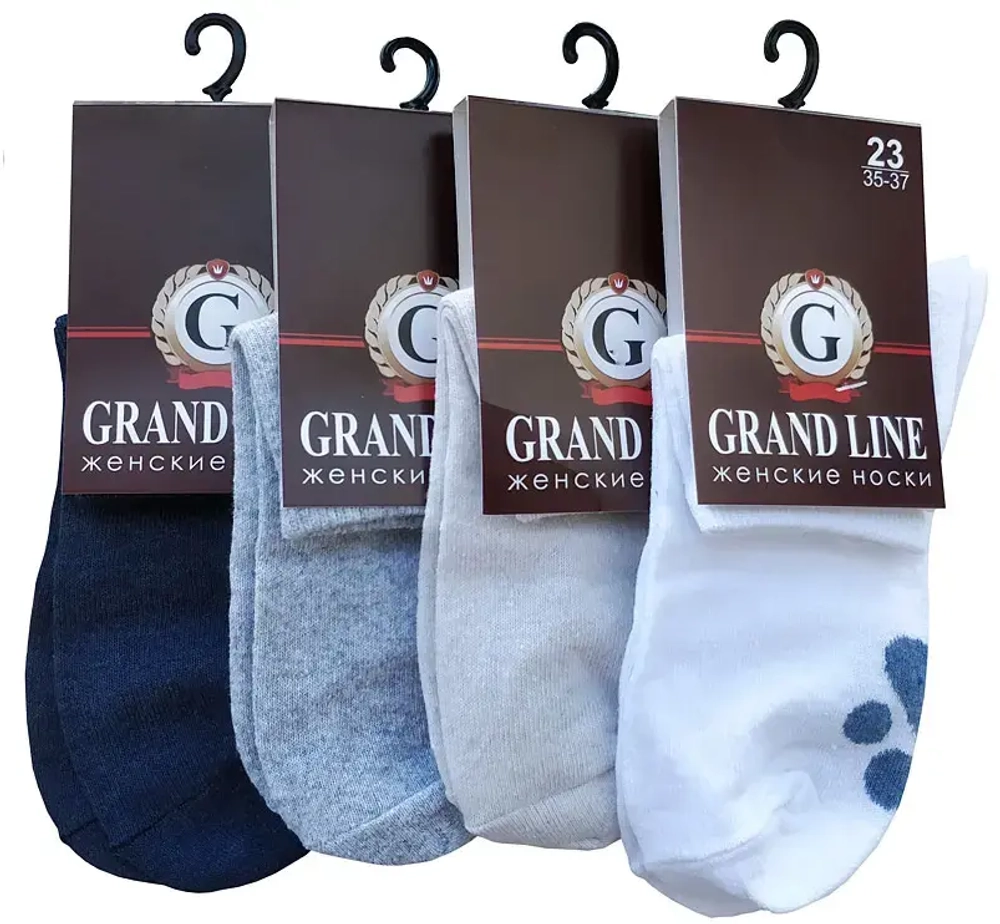 Носки женские GRAND LINE (ЖК-16, лапка на стопе), р. 25 (new)