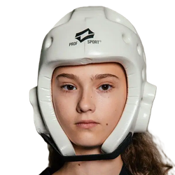 Шлем для тхэквондо ProfSport (усиленная защита) белый