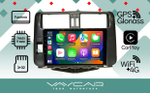 Магнитола для Toyota Land Cruiser Prado 150 2009-2013 (рамка черная) - Vaycar VA77-0065 на Android 13, 8-ядер, 4G SIM-слот