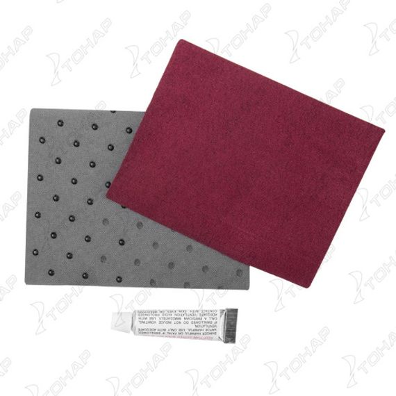 Коврик самонадув. 188x66x7 флок вишневый (N-007-C) NISUS