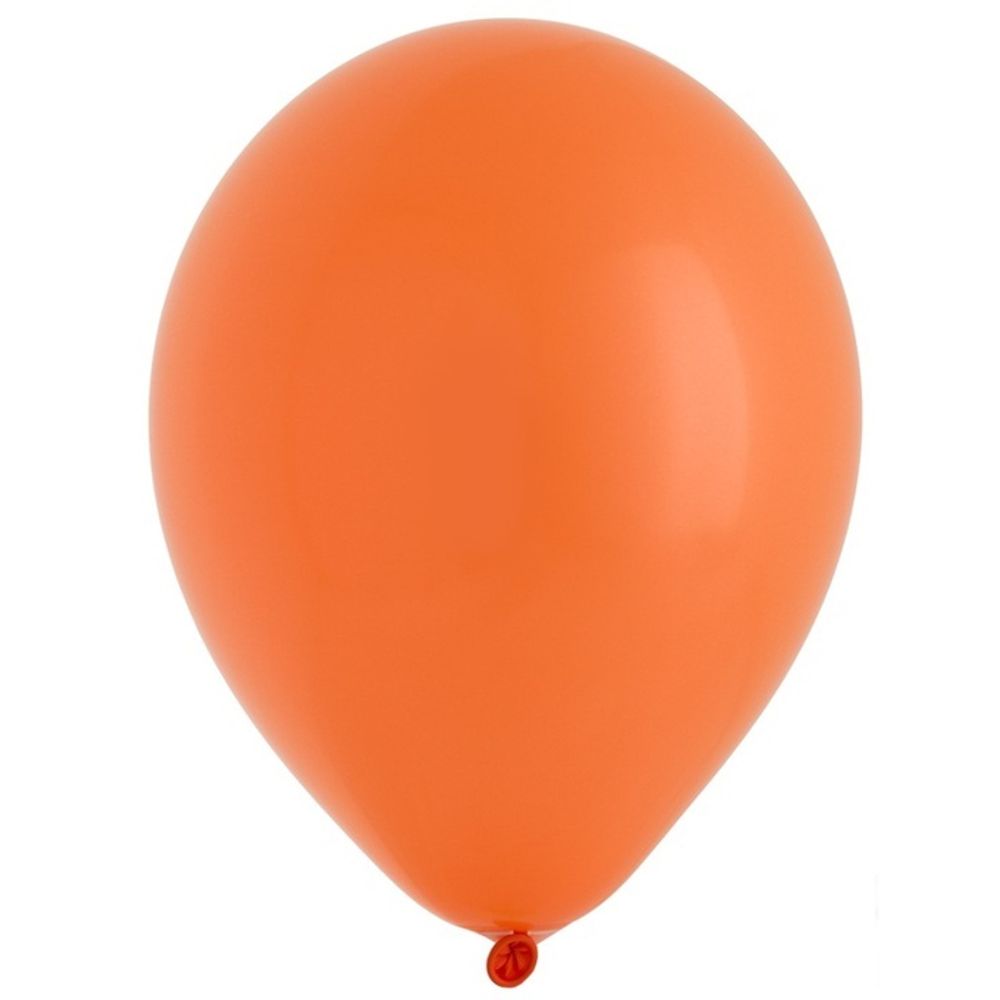 Воздушные шары Весёлая Затея, металлик оранжевый, 25 шт. размер 12&quot; #1102-1550
