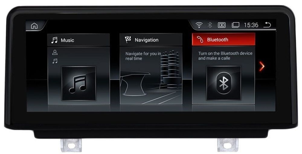 Магнитола для BMW 3 серия F30 2017-2020 и 4 серия F36, F32 с мультимедиа EVO - Carmedia XN-B1014-Q6, Монитор 10&quot; на Android 10, SIM-слот, 4ГБ-64ГБ