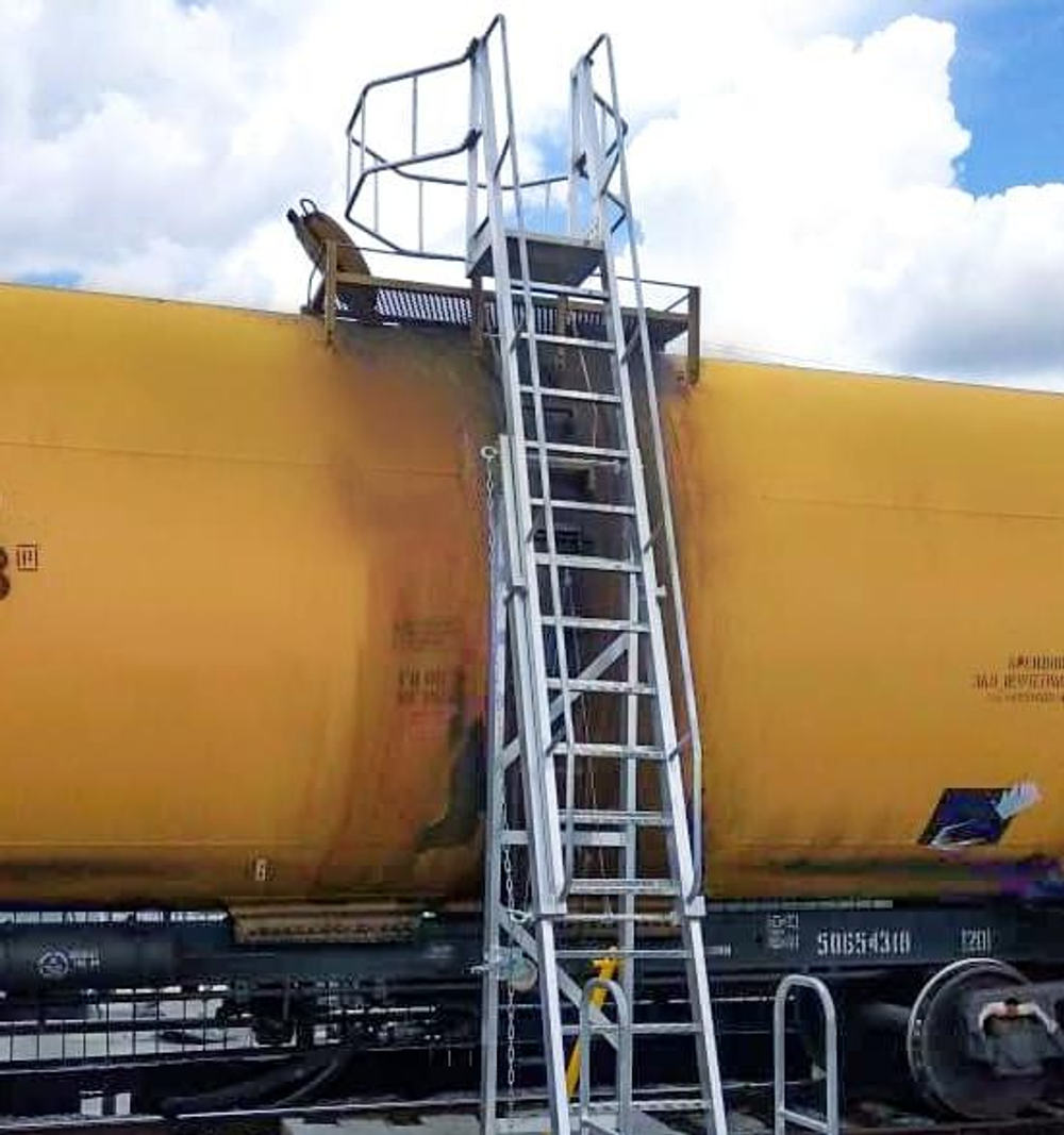 Вышка-стремянка алюминиевая для нефтяной промышленности MEGAL ВСА-4.2Н (2,8-4,2) -1