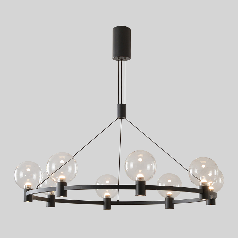 Люстра Crystal Lux DUET SP56W LED BLACK