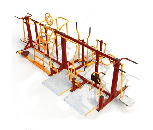 Уличный тренажерный комплекс для инвалидов-колясочников #3