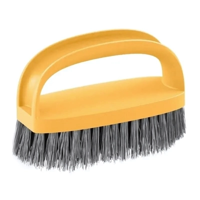 Щетка с ручкой (желтый)