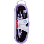 Готовальня "Instinct", 2 предмета, циркуль 135мм, лаванда, пластик. футляр.DS_00002a. (Berlingo)