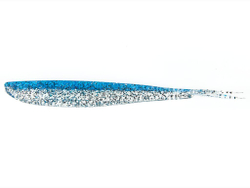 Виброхвост LJ 3D Slick Shad-V 5" (12.7 см), цвет 004, 5 шт.