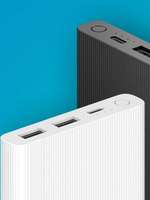 Внешний аккумулятор Power Bank Xiaomi ZMI 10000mAh Dual Port USB-A/Type-C QC3.0 (JD810) Ребристый Белый