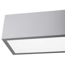 Светильник LED ЭРА Geometria SPO-144-W-40K-066 Igrek 66Вт 4000К 5000Лм IP40 1200*80 белый подвесной драйвер внутри | Декоративные светильники Geometria