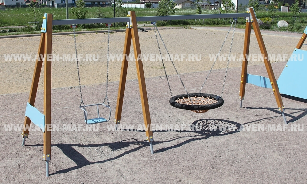 Каркас качелей деревянный Оптима
