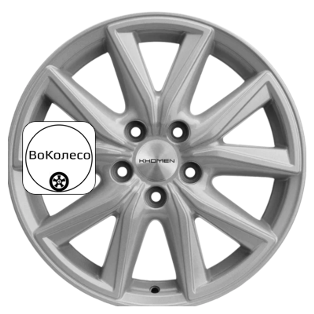 7x17/5x114,3 ET39 D60,1 KHW1706 (RAV4) F-Silver Khomen Wheels