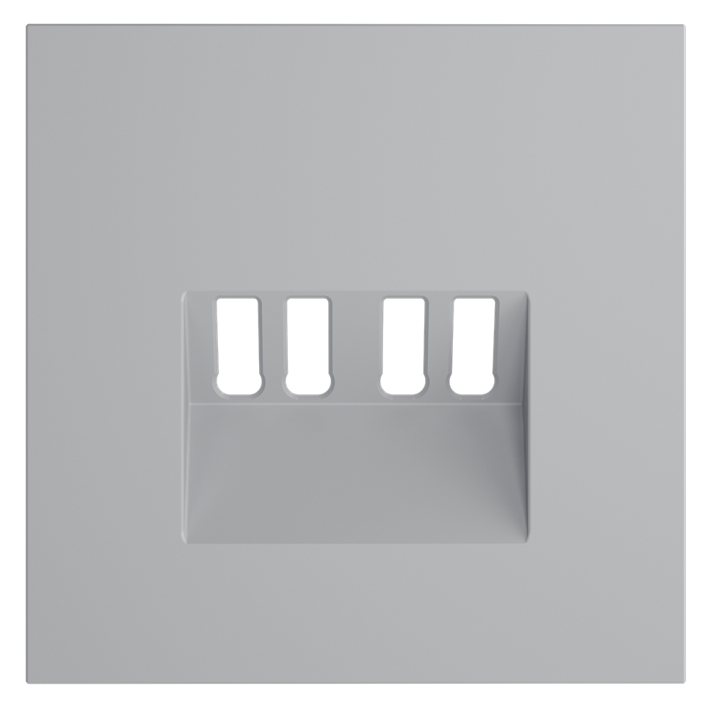 Накладка для розетки акустической 4-местной , S70 (серый)