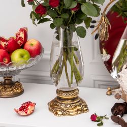 Ваза для цветов Флора Бронза