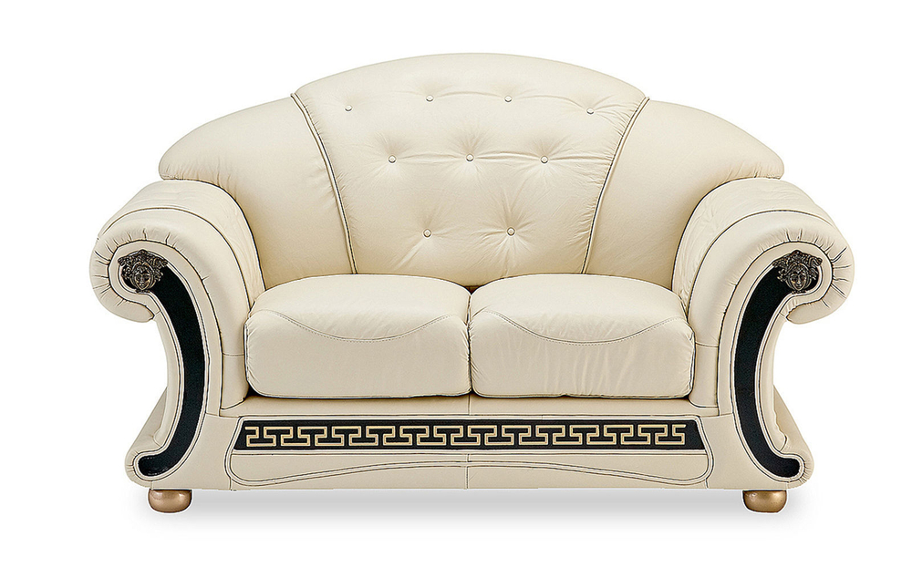 Диван 2-х местный Versace лавсит белый