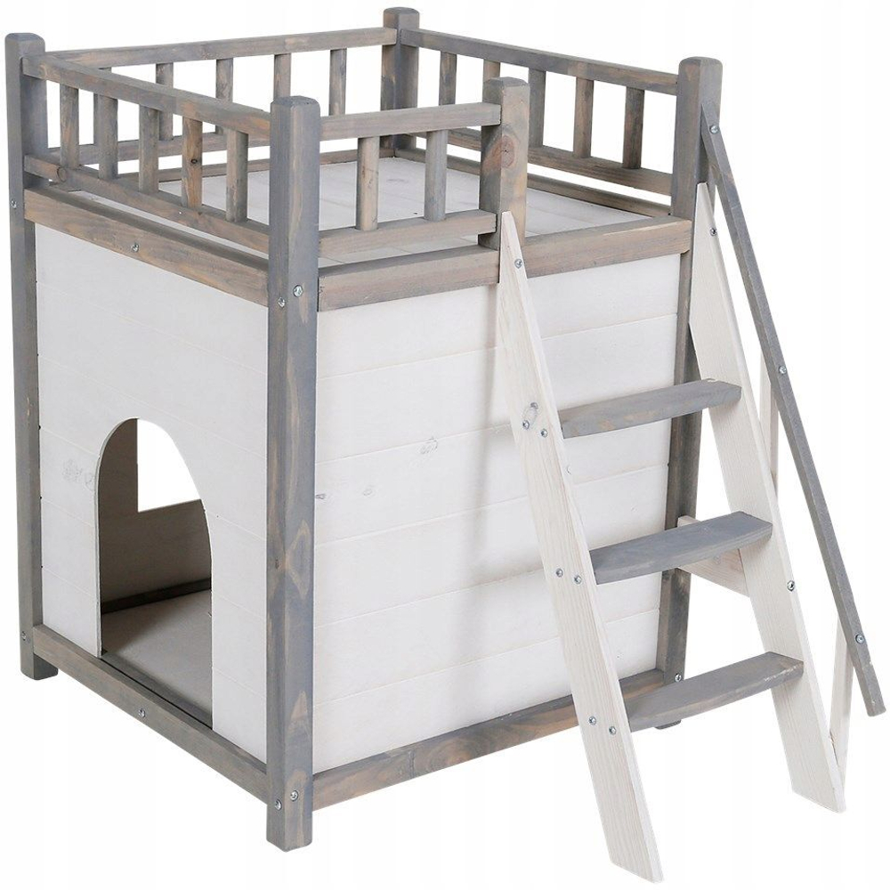 Домик для кошки Вальди из массива сосны