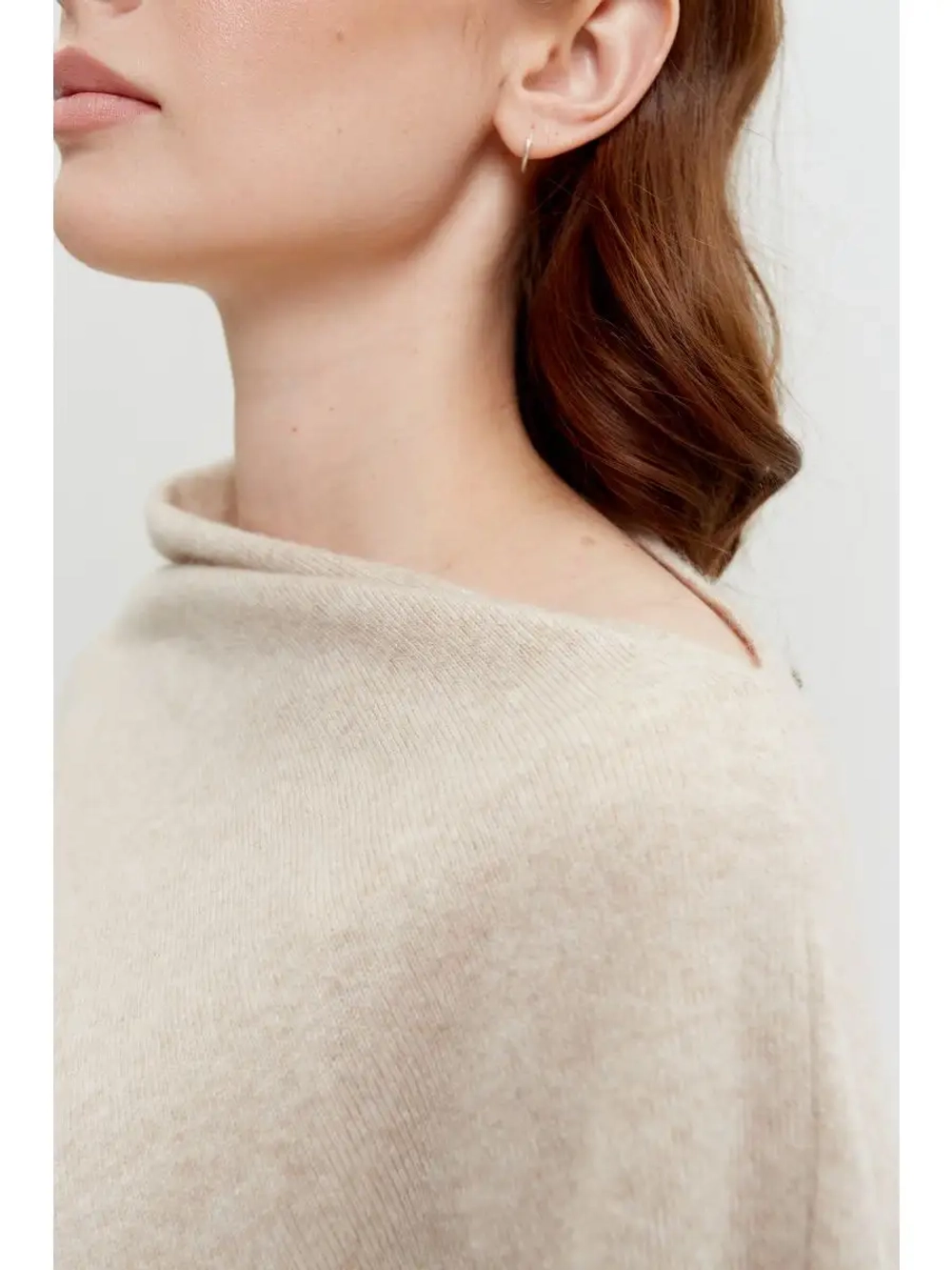 Накидка женская Т028-08/08 бежевая